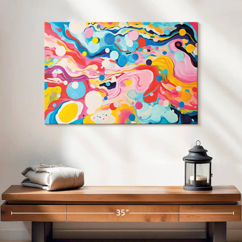 Avery Cercles And Swirls Frenzy, H 16 po x l 24 po