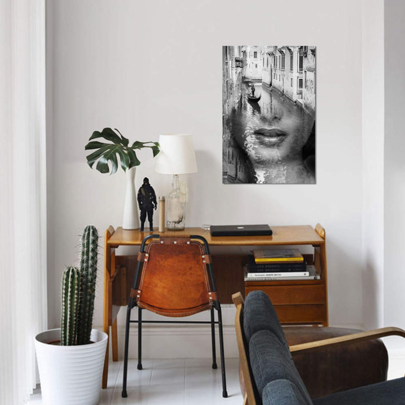«Venetian Dreams», impression sur toile, H 12 po x l 8 po x P 0,75 po, Pas de tapis, Toile tendue