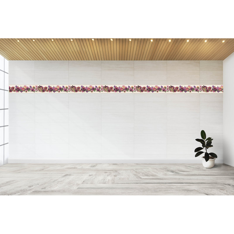 Peel & Stick Floral Border