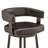 Kellum Swivel Counter and Bar Height Barstool with Arms in Faux Leather Upholstery and Metal Legs-90763181-90850232-117195649