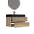 36" bathroom Vanity with Engineered Quartz Sink