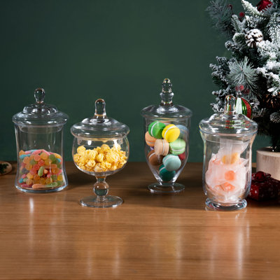 Glass Jar - Set of 4