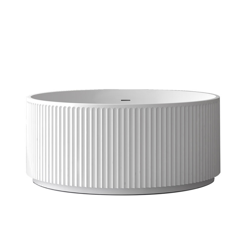Brio 51.12'' L Freestanding Soaking Bathtub, Matte White