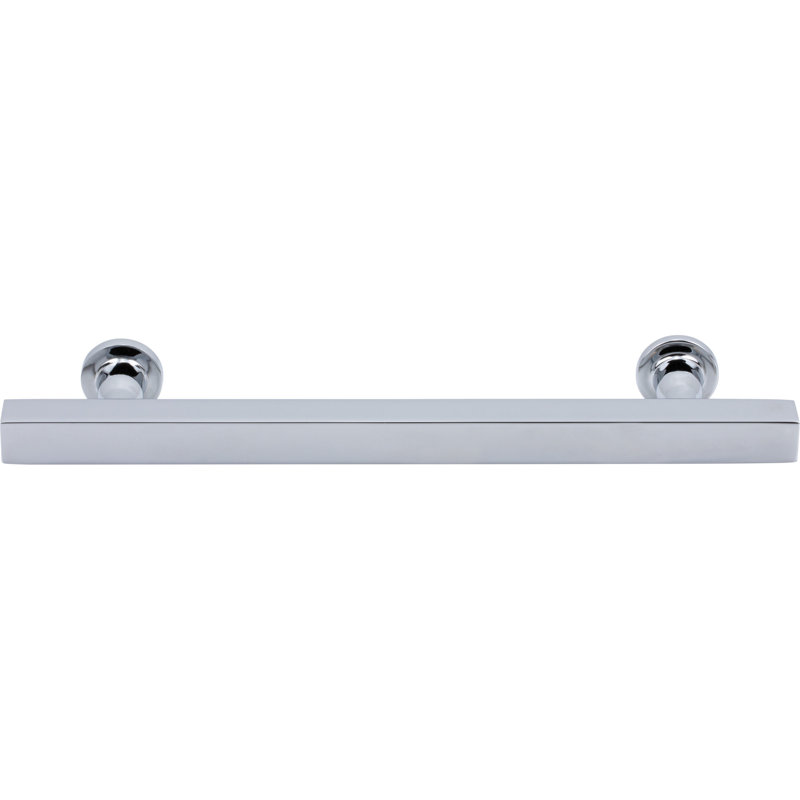 Dante Bar Pull, 5 1/16", Satin Brass