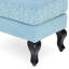 62cm Wide Rectangle Solid Colour Footstool Ottoman