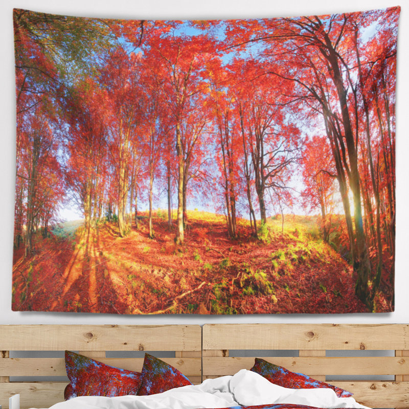 Landscape Polyester Tapestry, 50" H x 60" W