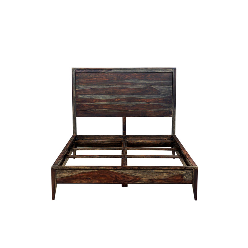 Grand lit en bois massif Chaniya
