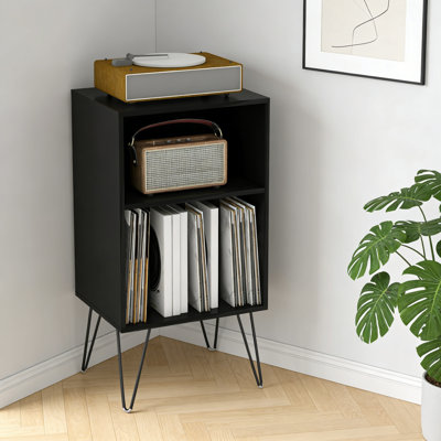 Manufactured Wood,Metal 88cm H Media Shelves