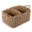 Ensemble de paniers en jute tressés 3 pièces