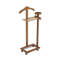 Wooden Blanket Valet Stand Brown