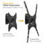 Support mural verrouillable anti-vol Mount-It | Convient à VESA 100, 200 et 400 mm