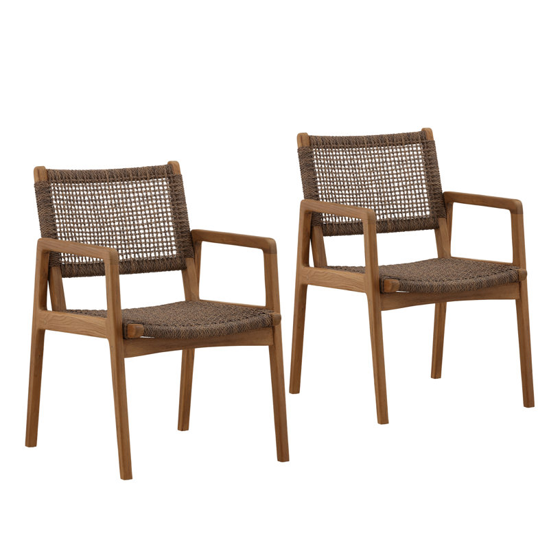 Camilla Outdoor Dining Chair Light Brown