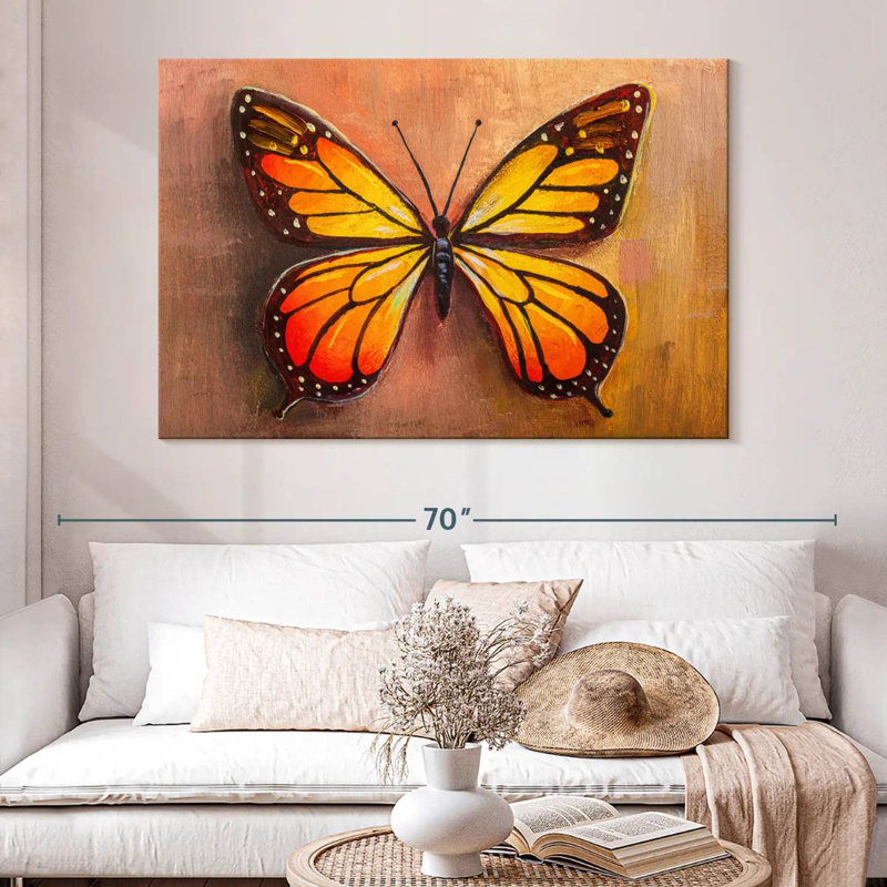 Brampt Simple Butterfly, 34" H x 51" W