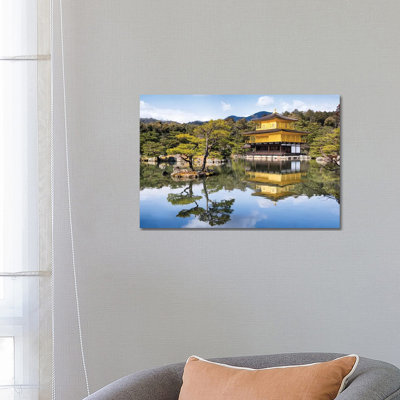 Kinkaku-Ji 1 Piece Wrapped Canvas Wall Art