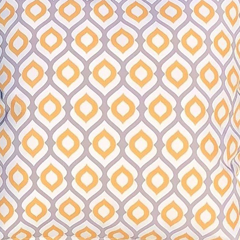 Olympia Indoor / Outdoor Geometric Square Throw Cushion, 55cm H x 55cm W X 15cm D