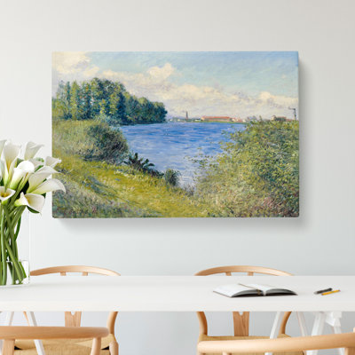 The Seine At Argenteuil by Gustave Caillebotte - Wrapped Canvas Painting