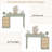Modern Makeup Vanity Table-654093309