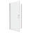 1 3/8" Adjustment,Universal Pivot Shower Door, Open Outside, With 1/4" Tempered Glass-110270948