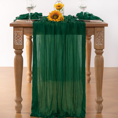  Chemin de table en étamine Cheesecloth 12 pièces Summer L
