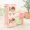 Blanchisserie empilable en bois avec 4 accessoires pour enfants