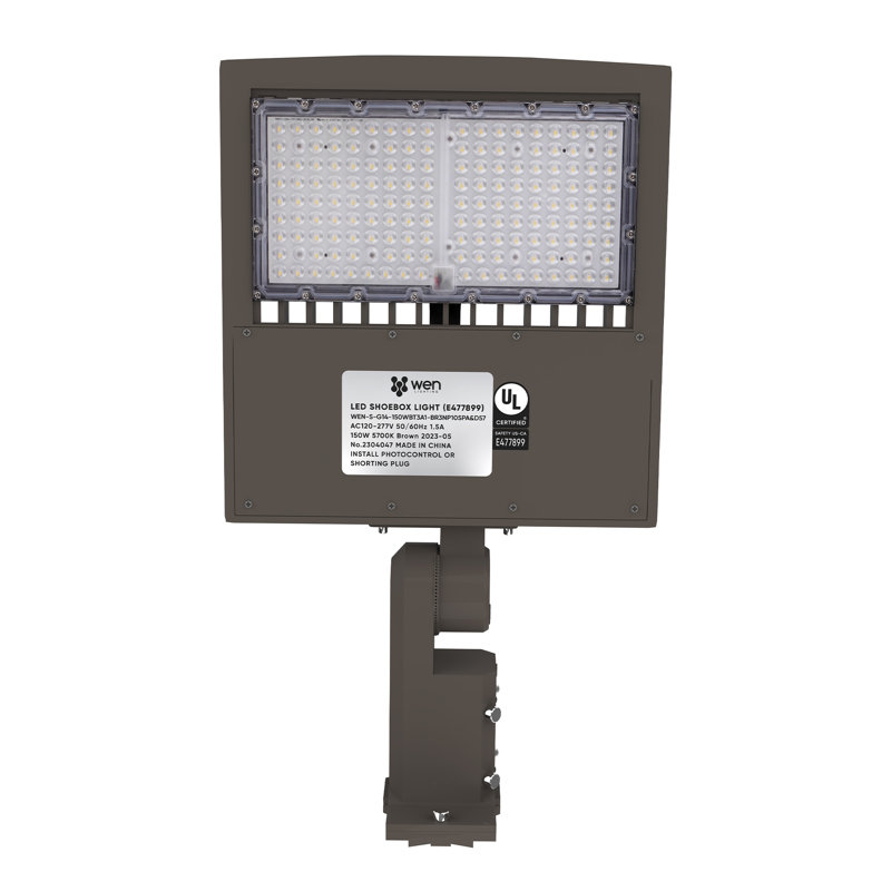 Lumière commerciale 150W à DEL, éclairage de rue imperméable avec détecteur de mouvement pour la cour de parc