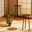 Ensemble de 2 plantes Mid-Century Modern