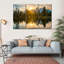Grand Teton Dramatic Sunset Wall Art Multi Piece Canvas Print-92790259