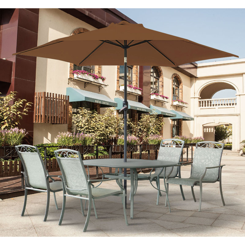 Ragland 3m Traditional Parasol Coffee