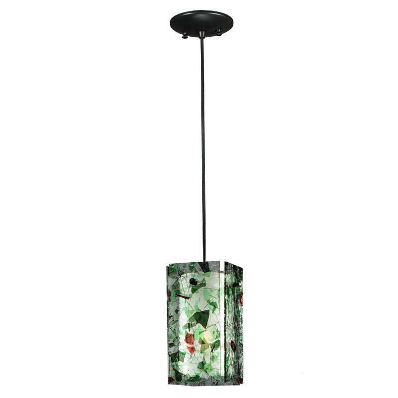 Luminaire suspendu cylindrique à 1 lumière Metro Fusion