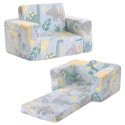 Kids Sofa, 2 In 1 Kids Fold Out Chair Convertible Sofa To Lounger by Isabelle & Max