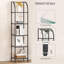 Bibliothèque mince 5 niveaux-2000142366