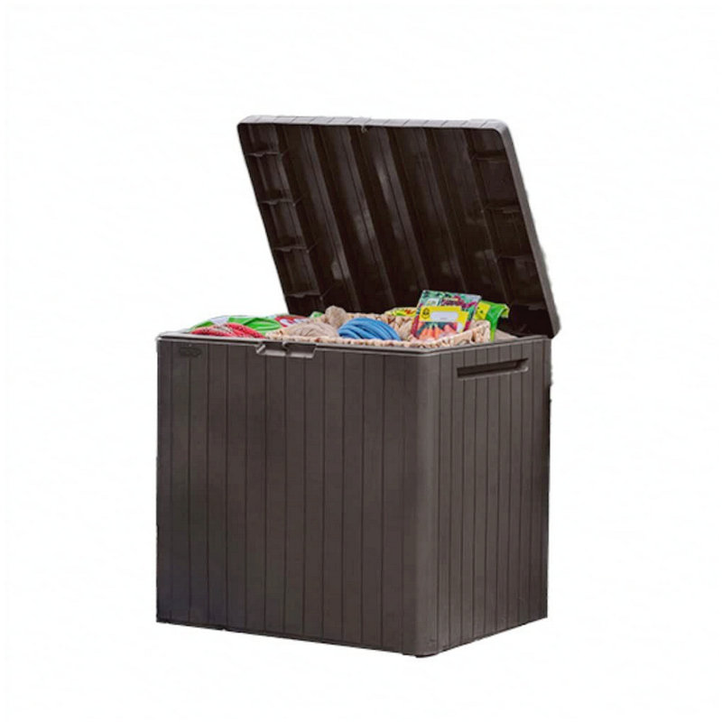 Boîte de rangement extérieure en résine 30 gallons