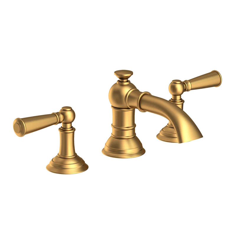 Aylesbury Widespread Bathroom Faucet with Drain Assembly, Satin Bronze