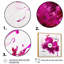 Viva Magenta Secret Wispers III - Art mural abstrait à l'encre liquide pour le salon-1182497955-1182497958