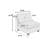 Chenille Fabric Modular Sectional 9Pc Set Living Room Furniture Corner Sectional Couch 3X Corner Wedge 4X Armless Chairs And 2X Ottomans Tufted Back Exposed Wooden Base-1739323230