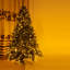Arbre de Noël articulé artificiel pré-éclairé 7,5 pi avec support pliable pour 400 lumières à DEL pré-installées