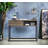 Galeno Rustic Oak With Black Finished Legs Writing Desk (Not Including Office Chair)