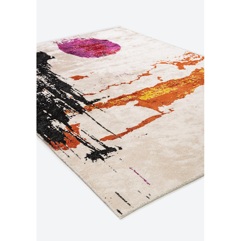 Rapture Abstract Area Rug, Rectangle 6'7" x 9'10"