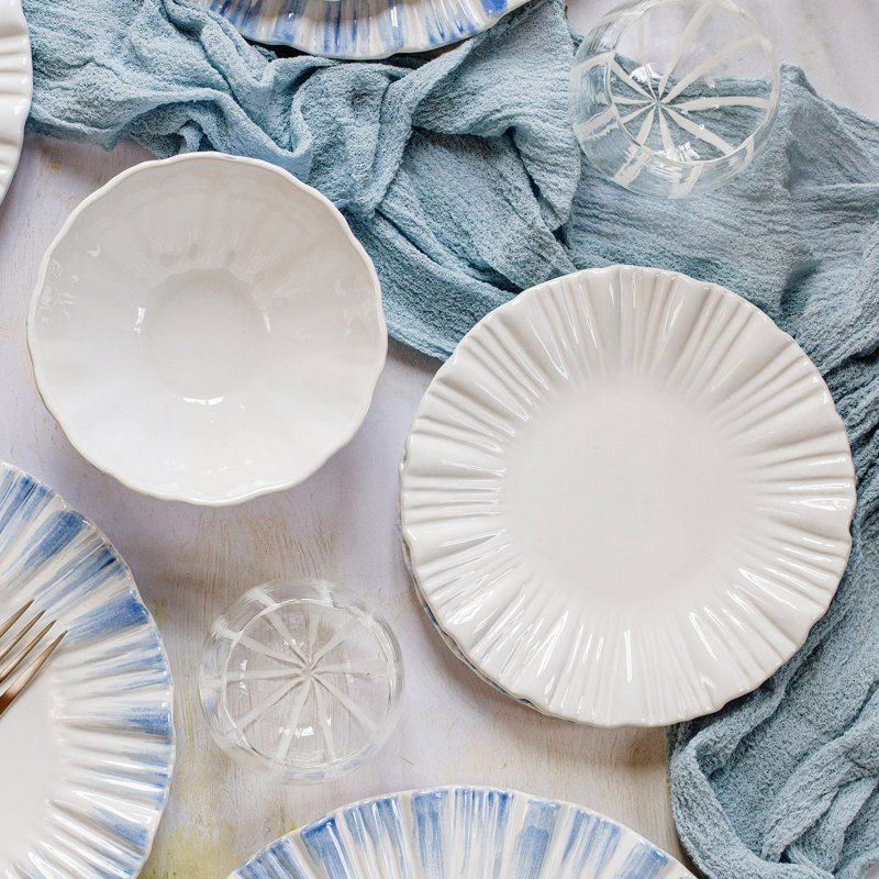 Bari Stoneware Appetizer Plate