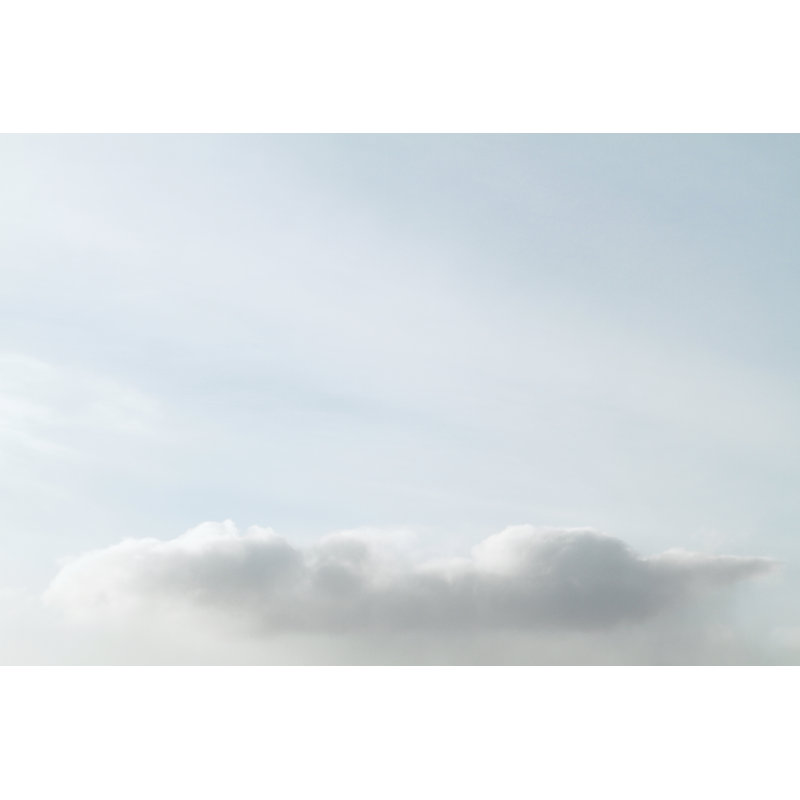 Cloud In A Sky Background - Wrapped Canvas Print