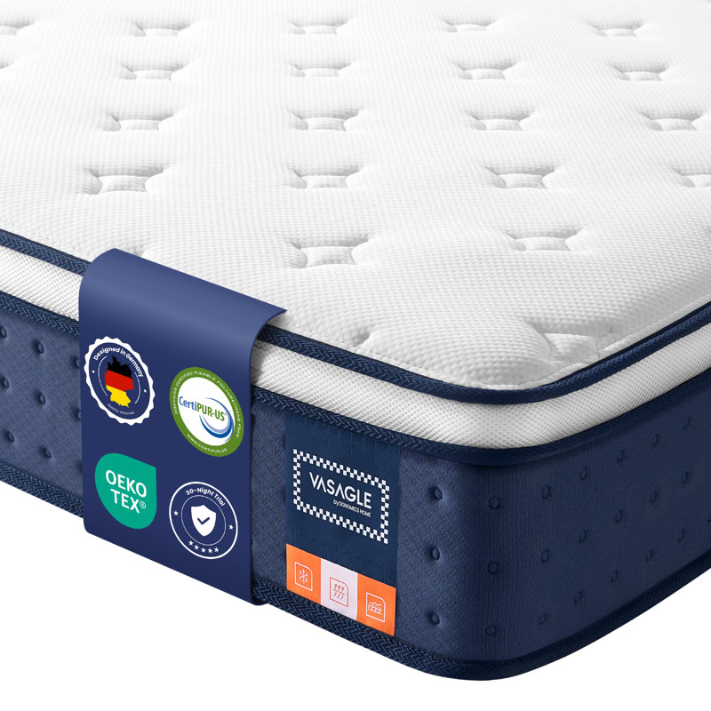 190x90x25cm LEDREM Cotton Mattress