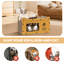 Grattoir en bois à double couche avec boules de jouets-89729108