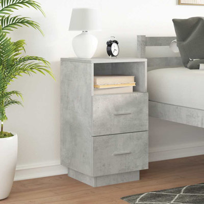 Kizzie 36cm W Manufactured Wood Bedside Table