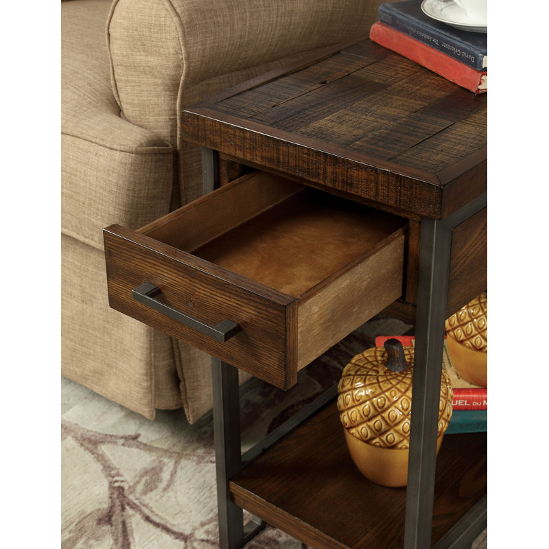 Cy End Table with Storage