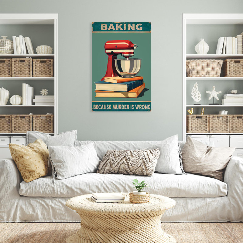 " Baking ", 20" H x 16" W x 1.25" D