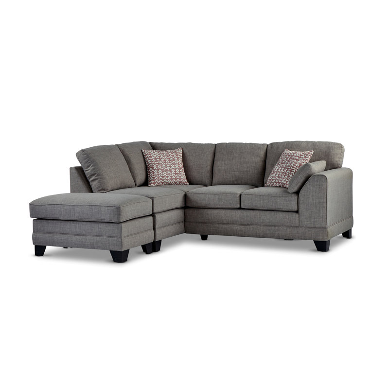 Trixie Corner Sofa, Left orientated, Charcoal