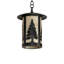 Luminaire suspendu lanterne artisanal 1 lumière Atanaska