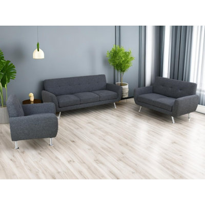 3-Piece Living Room Sofa Set by Latitude Run