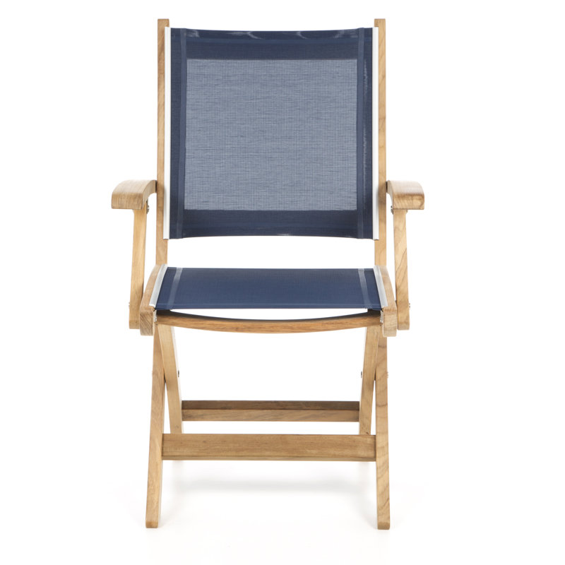 St. Tropez Outdoor Dining Armchair, Blue