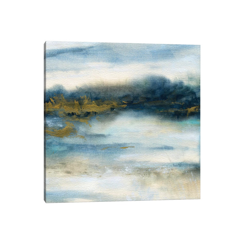 Golden Marshlands by Carol Robinson - Wrapped Canvas Painting, 66.04 cm H x 66.04 cm W x 1.91 cm D